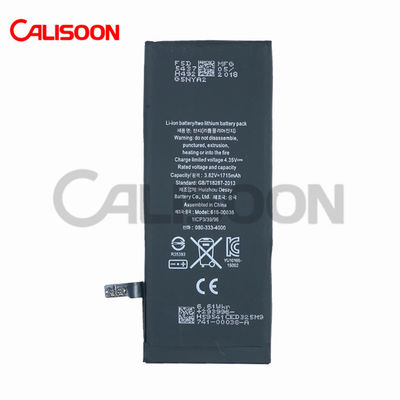 1715mAh 교체 배터리 아이폰 6 IPH 6s 휴대 전화 LI ION 배터리